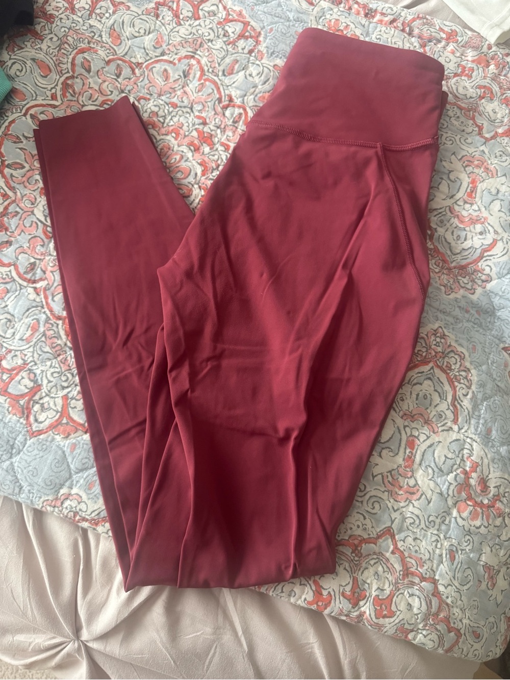 lululemon athletica Burgundy Active Leggings